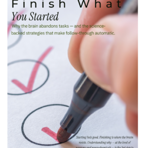 NeuroProductivity: Finish What You Started